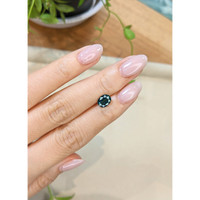 1.58 Ct. Bluish Green Sapphire from Ceylon (Sri Lanka) Life Style