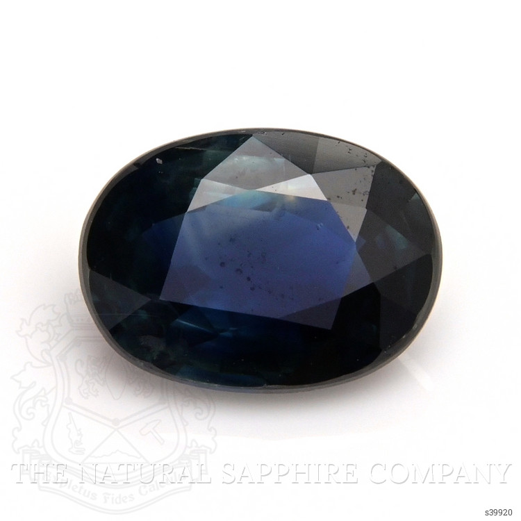1.55 Ct. Greenish Blue Sapphire from Ceylon (Sri Lanka)