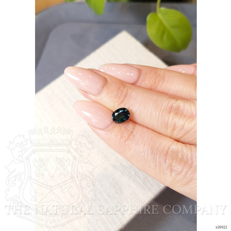 1.52 Ct. Bluish Green Sapphire from Ceylon (Sri Lanka)