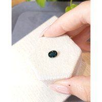 1.52 Ct. Bluish Green Sapphire from Ceylon (Sri Lanka) Life Style