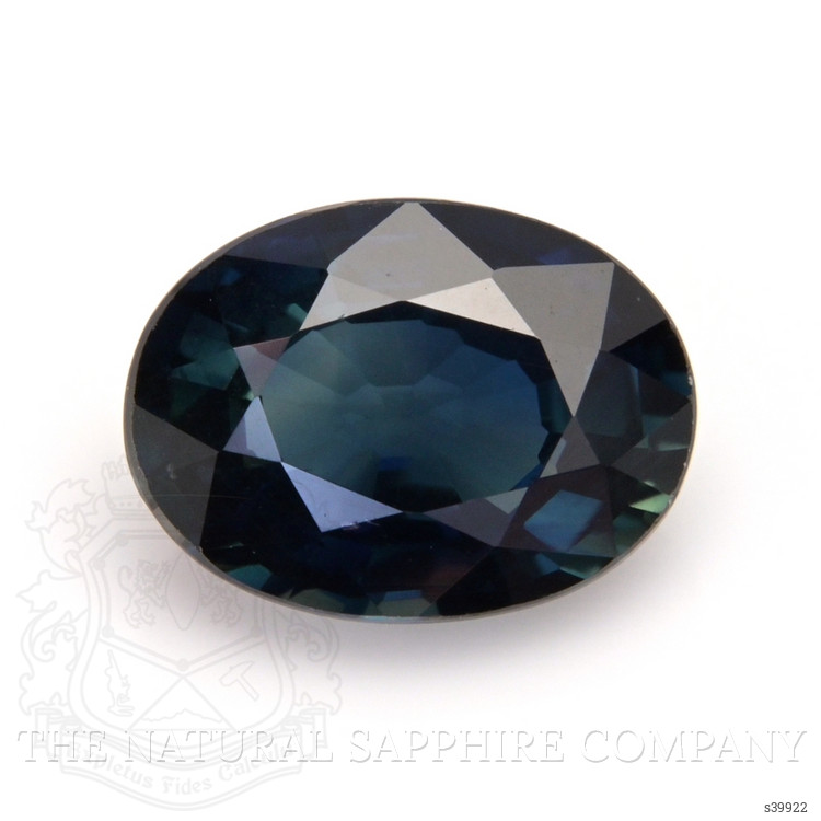 1.66 Ct. Bluish Green Sapphire from Ceylon (Sri Lanka)