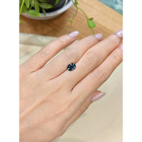 1.66 Ct. Bluish Green Sapphire from Ceylon (Sri Lanka) Life Style