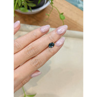 1.66 Ct. Bluish Green Sapphire from Ceylon (Sri Lanka) Life Style