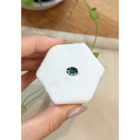 1.66 Ct. Bluish Green Sapphire from Ceylon (Sri Lanka) Life Style