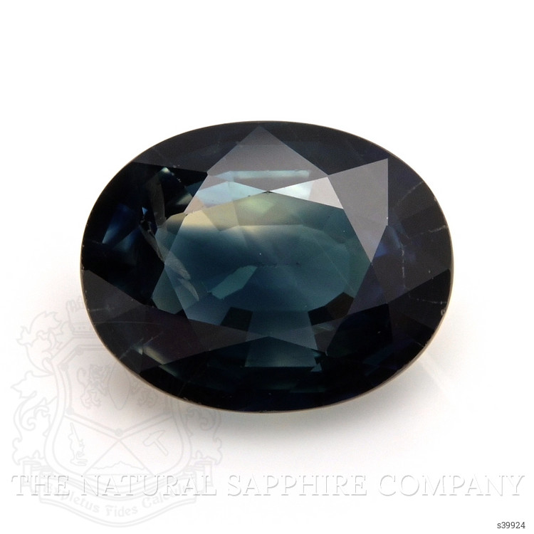 2.38 Ct. Bluish Green Sapphire from Ceylon (Sri Lanka)