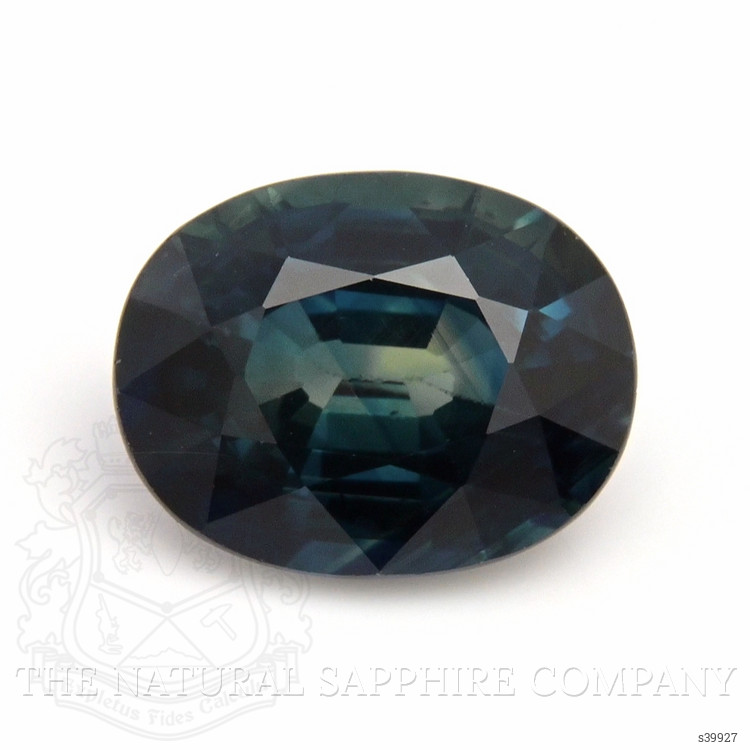 2.58 Ct. Bluish Green Sapphire from Ceylon (Sri Lanka)