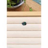 2.58 Ct. Bluish Green Sapphire from Ceylon (Sri Lanka) Life Style