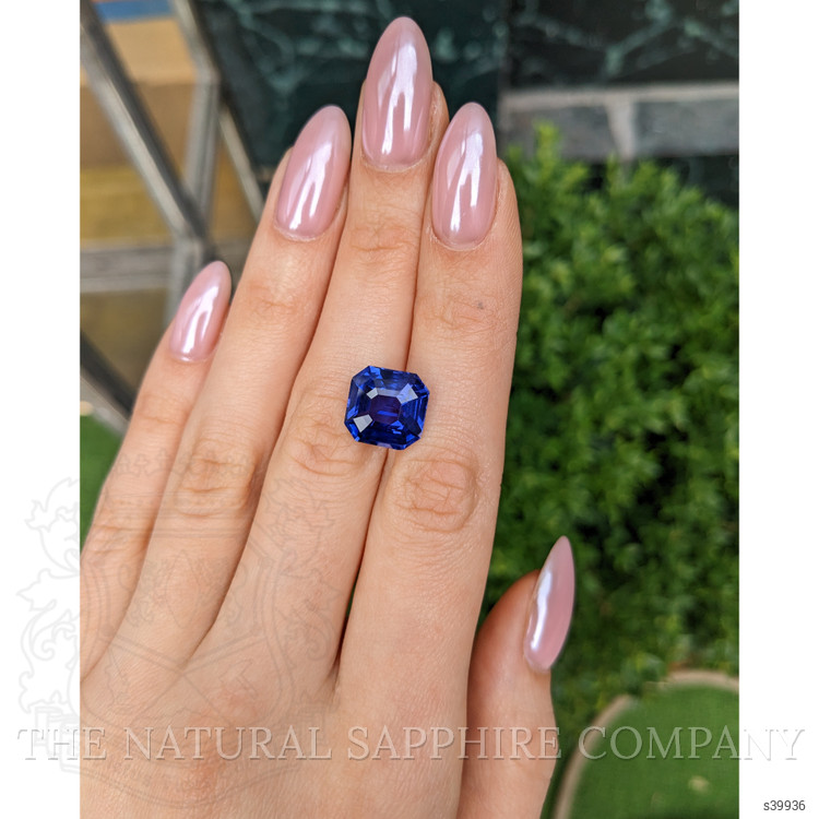 10.09 Ct. Bluish Purple Sapphire from Madagascar