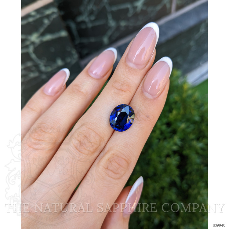 10.60 Ct. Blue Sapphire from Ceylon (Sri Lanka)