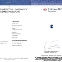 5.86 Ct. Blue Sapphire from Ceylon (Sri Lanka) Pdf