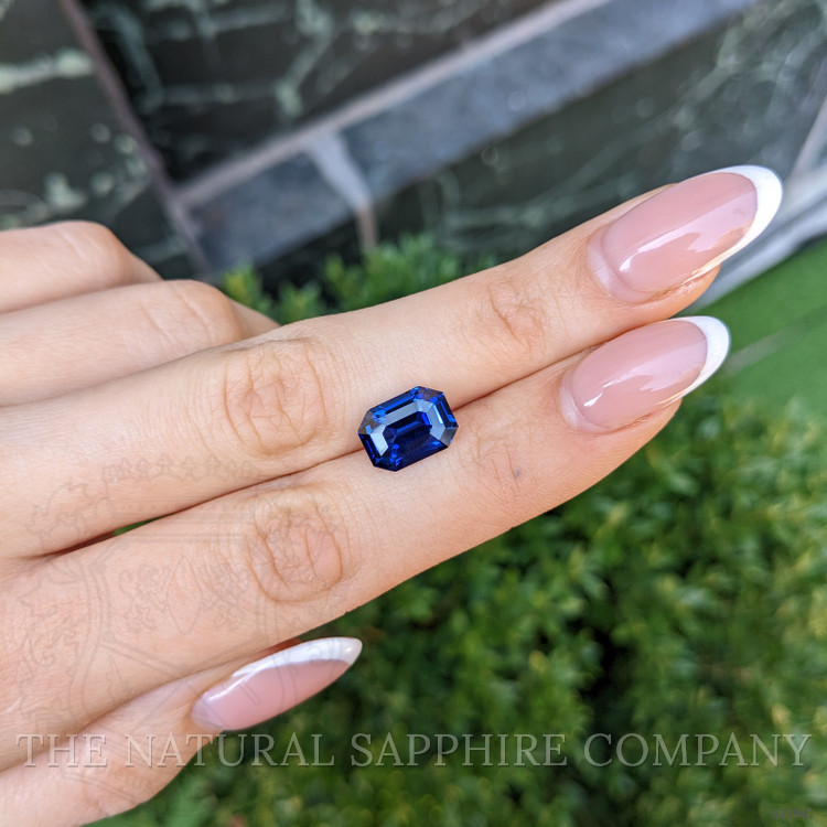 5.86 Ct. Blue Sapphire from Ceylon (Sri Lanka)