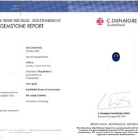 9.99 Ct. Blue Sapphire from Ceylon (Sri Lanka) Pdf