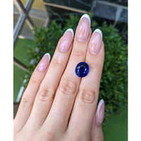9.99 Ct. Blue Sapphire from Ceylon (Sri Lanka) Life Style