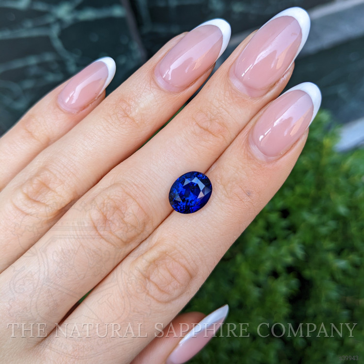 6.16 Ct. Blue Sapphire from Ceylon (Sri Lanka)