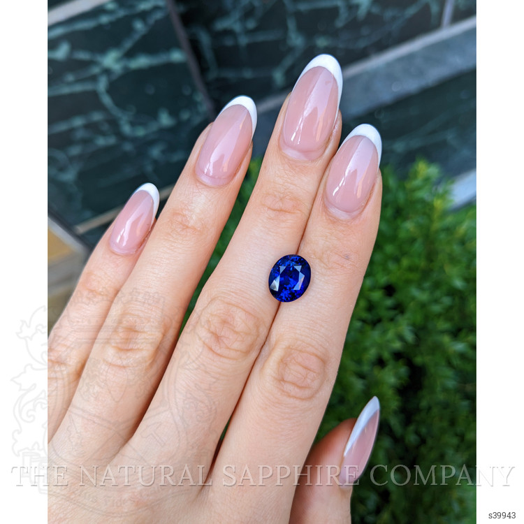 6.16 Ct. Blue Sapphire from Ceylon (Sri Lanka)