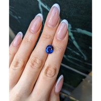 4.46 Ct. Blue Sapphire from Ceylon (Sri Lanka) Life Style