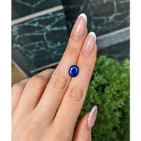 6.01 Ct. Blue Sapphire from Ceylon (Sri Lanka) Life Style