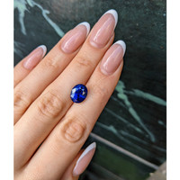 6.01 Ct. Blue Sapphire from Ceylon (Sri Lanka) Life Style