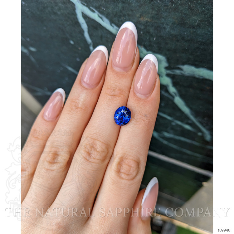 4.96 Ct. Blue Sapphire from Ceylon (Sri Lanka)