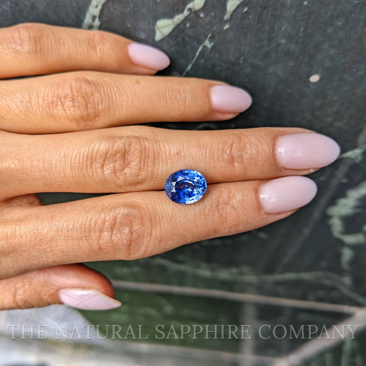 4.61 Ct. Blue Sapphire from Ceylon (Sri Lanka)