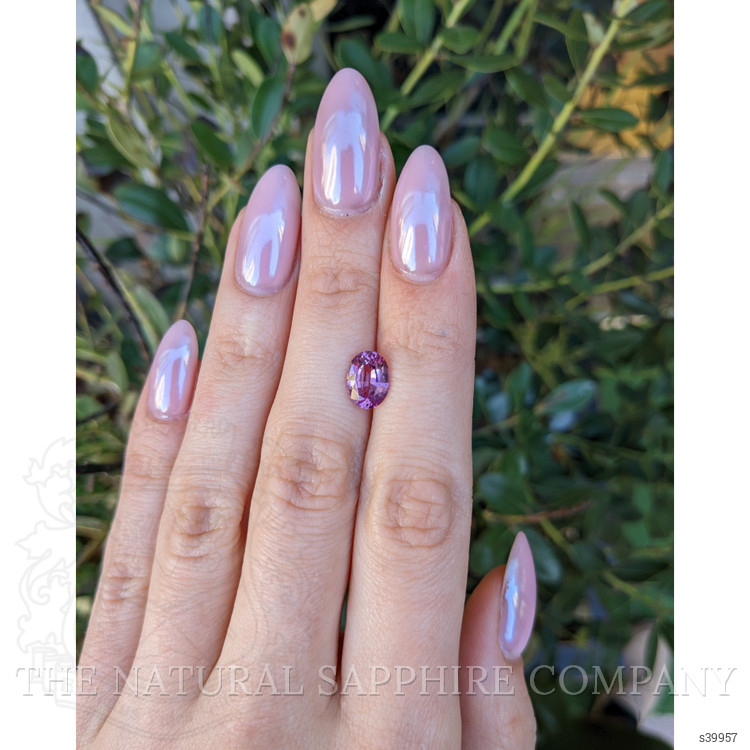 2.34 Ct. Purplish Pink Sapphire from Ceylon (Sri Lanka)