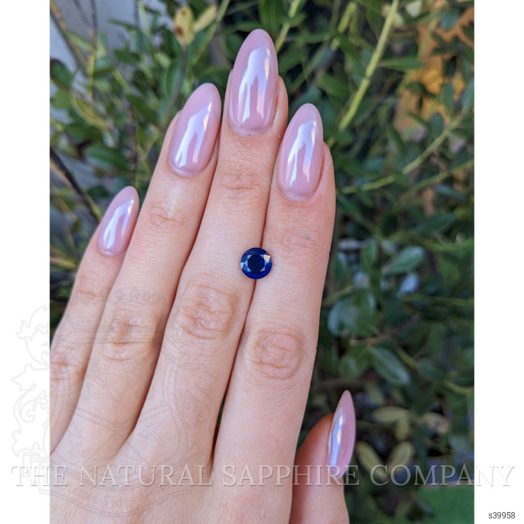 2.06 Ct. Blue Sapphire from Ceylon (Sri Lanka)