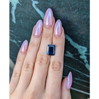 6.99 Ct. Blue Sapphire from Ceylon (Sri Lanka) Life Style