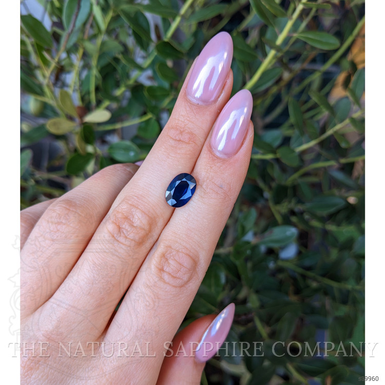 3.42 Ct. Blue Sapphire from Ceylon (Sri Lanka)