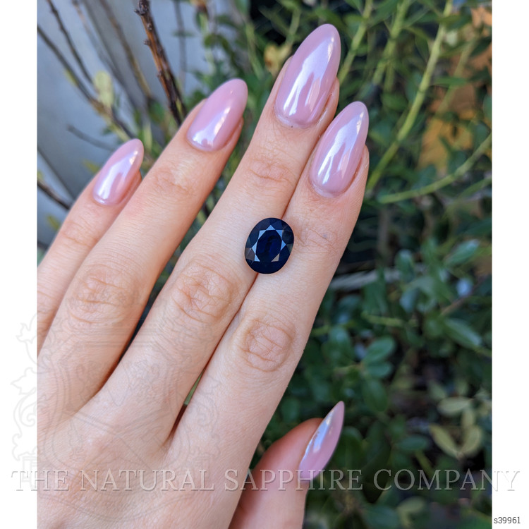 7.98 Ct. Blue Sapphire from Ceylon (Sri Lanka)