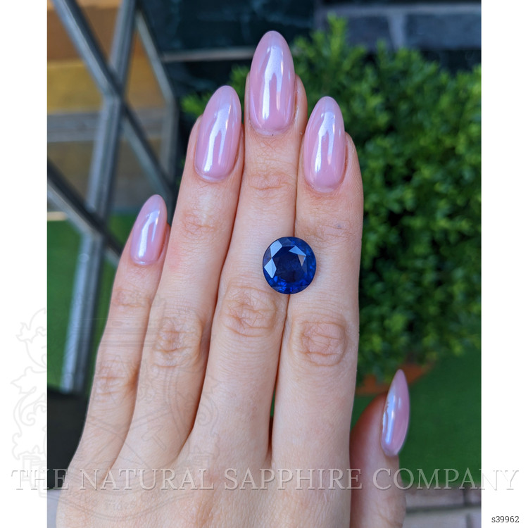 12.45 Ct. Blue Sapphire from Ceylon (Sri Lanka)