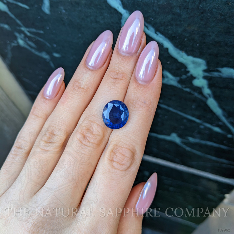 12.45 Ct. Blue Sapphire from Ceylon (Sri Lanka)