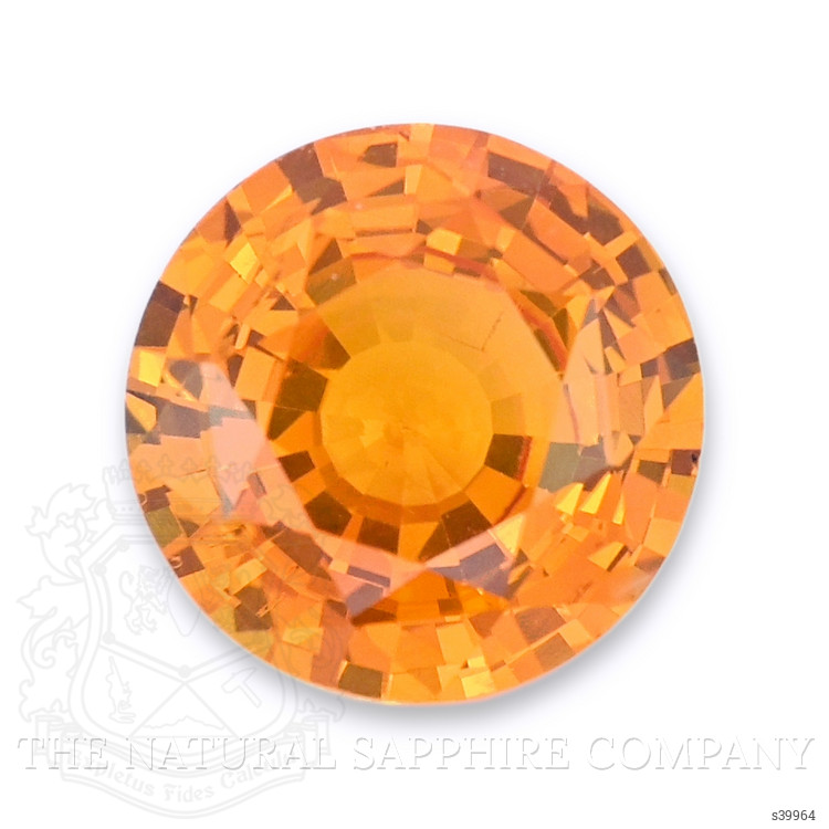 2.24 Ct. Yellowish Orange Sapphire from Ceylon (Sri Lanka)