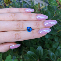 3.84 Ct. Blue Sapphire from Ceylon (Sri Lanka) Life Style