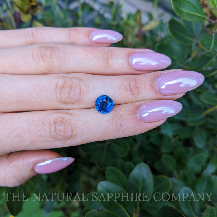 3.84 Ct. Blue Sapphire from Ceylon (Sri Lanka)
