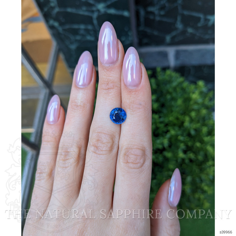 3.84 Ct. Blue Sapphire from Ceylon (Sri Lanka)