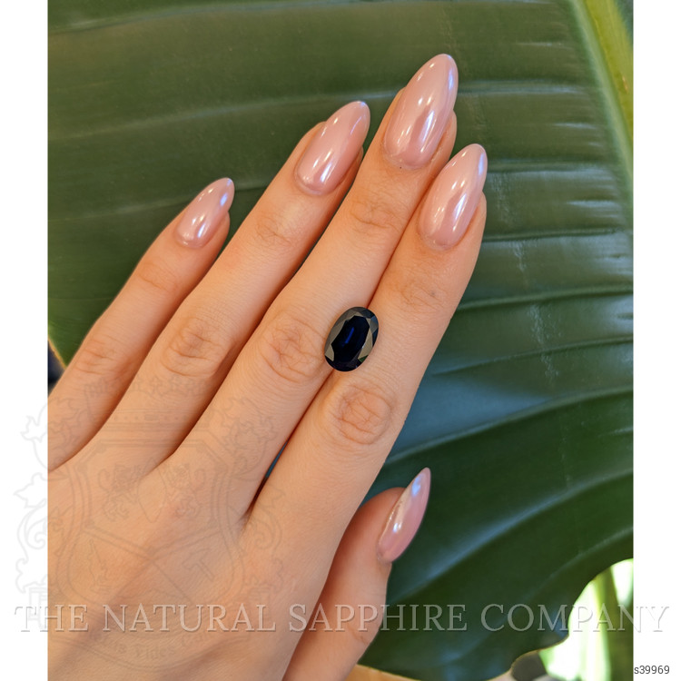 7.22 Ct. Blue Sapphire from Ceylon (Sri Lanka)