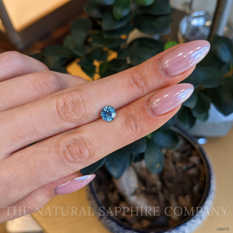 1.64 Ct. Greenish Blue Sapphire from Madagascar