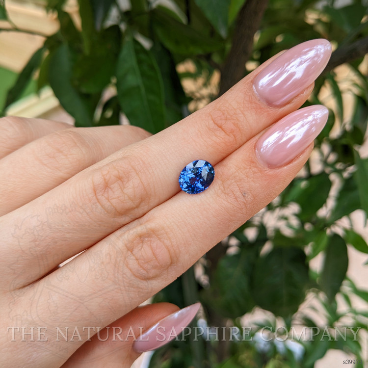 3.52 Ct. Blue Sapphire from Ceylon (Sri Lanka)