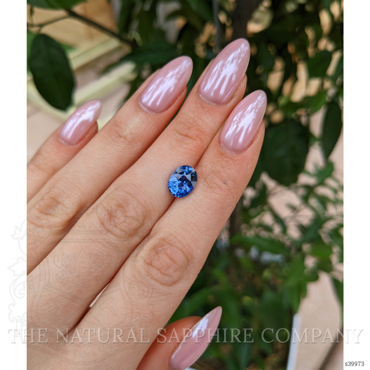 3.52 Ct. Blue Sapphire from Ceylon (Sri Lanka)