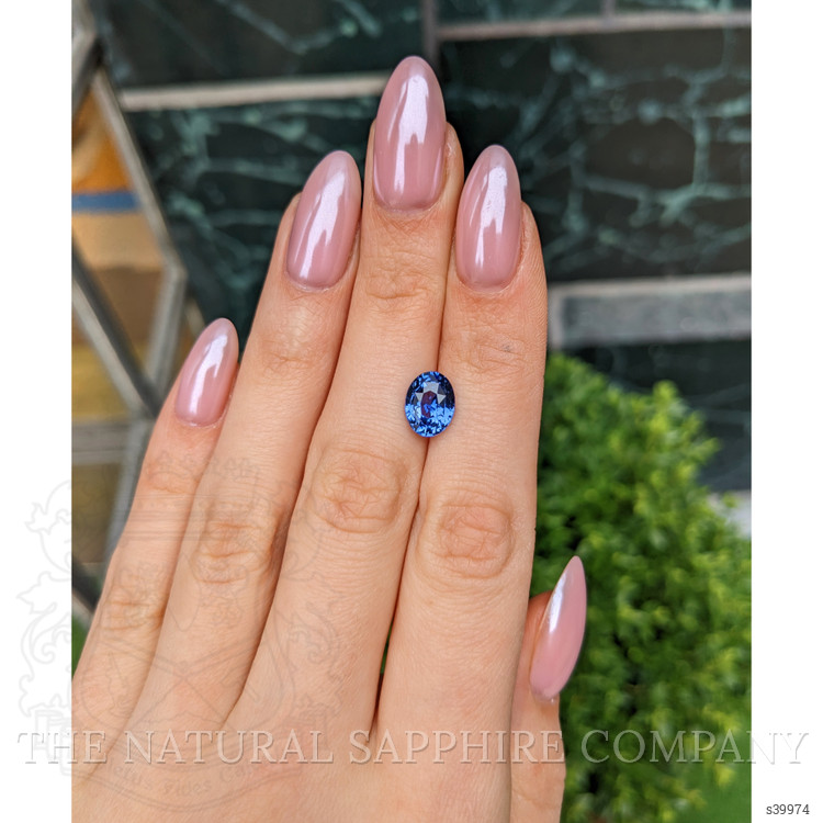 3.05 Ct. Blue Sapphire from Ceylon (Sri Lanka)