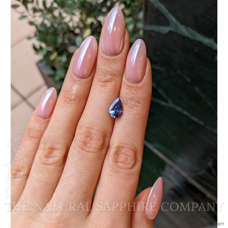 2.02 Ct. Blue Sapphire from Ceylon (Sri Lanka)