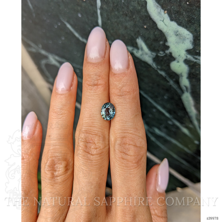 2.03 Ct. Bluish Green Sapphire from Madagascar
