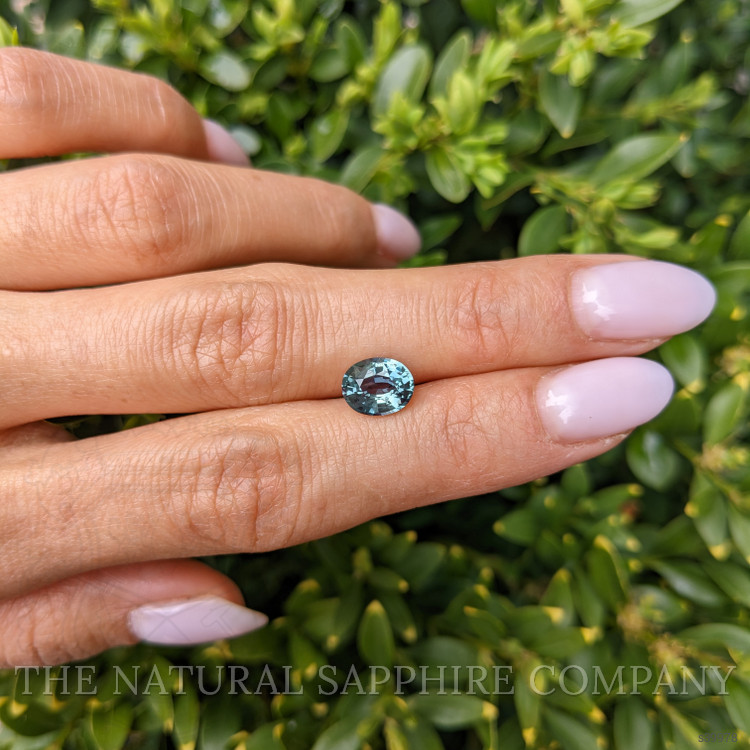 2.03 Ct. Bluish Green Sapphire from Madagascar