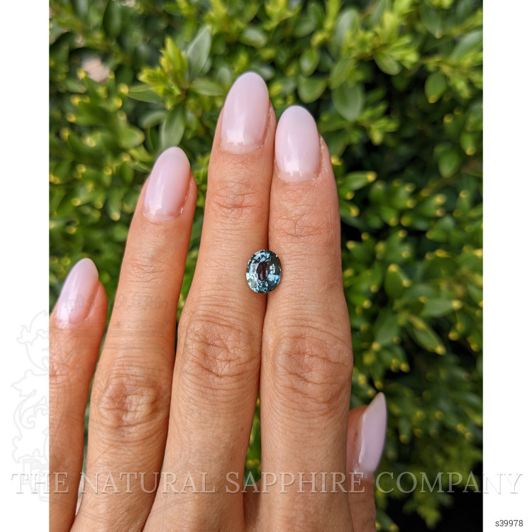 2.03 Ct. Bluish Green Sapphire from Madagascar