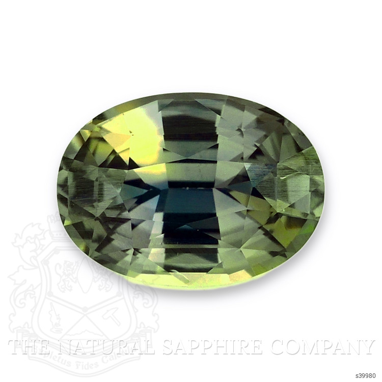2.15 Ct. Yellowish Green Sapphire from Madagascar