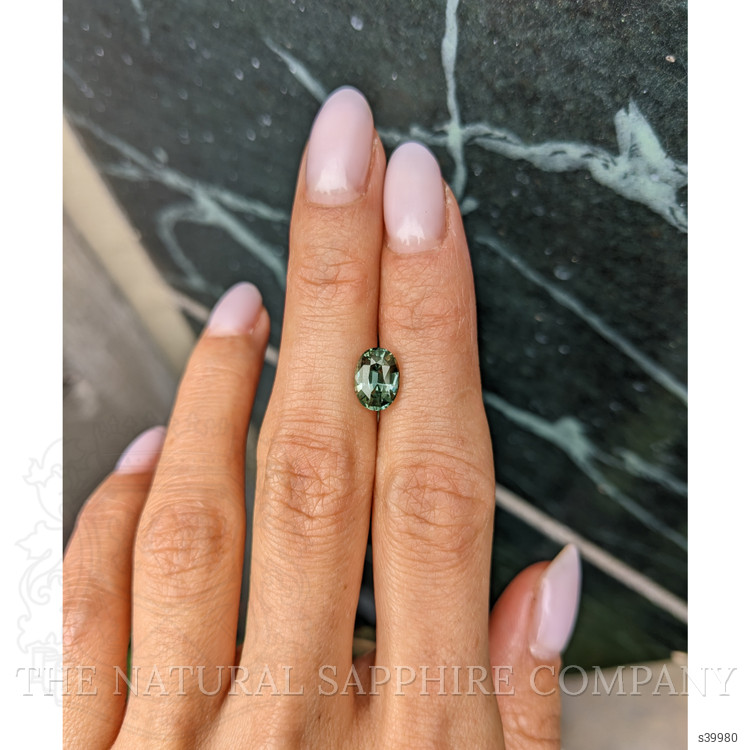 2.15 Ct. Yellowish Green Sapphire from Madagascar
