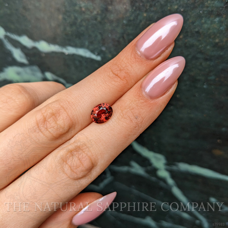 3.05 Ct. Orangish Brown Sapphire from Ceylon (Sri Lanka)