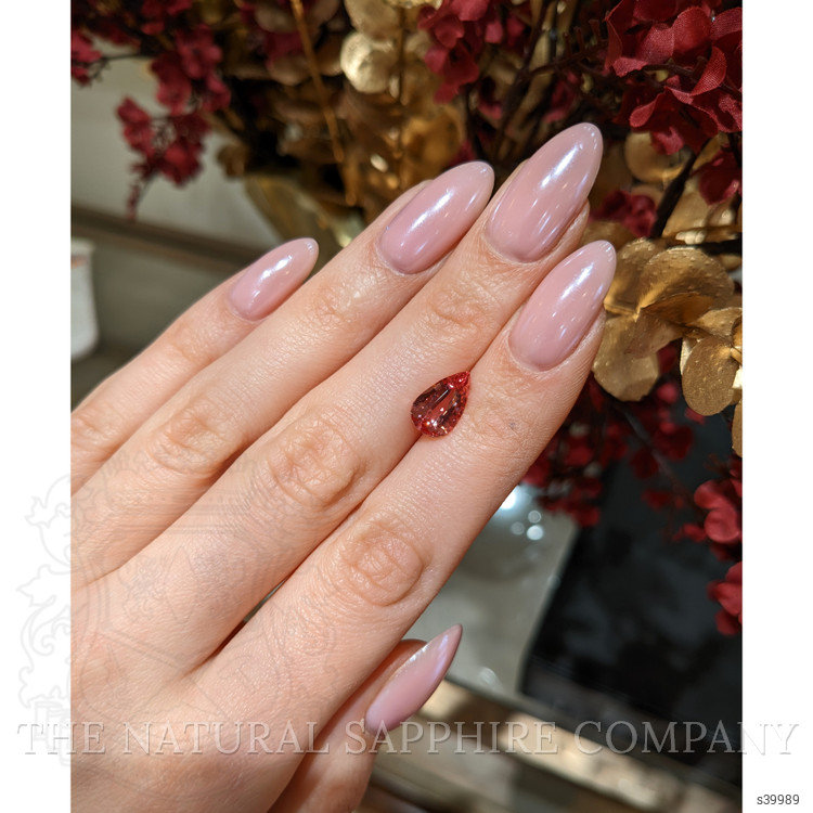 2.55 Ct. Padparadscha Sapphire from Ceylon (Sri Lanka)