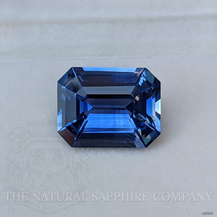 13.99 Ct. Blue Sapphire from Ceylon (Sri Lanka)