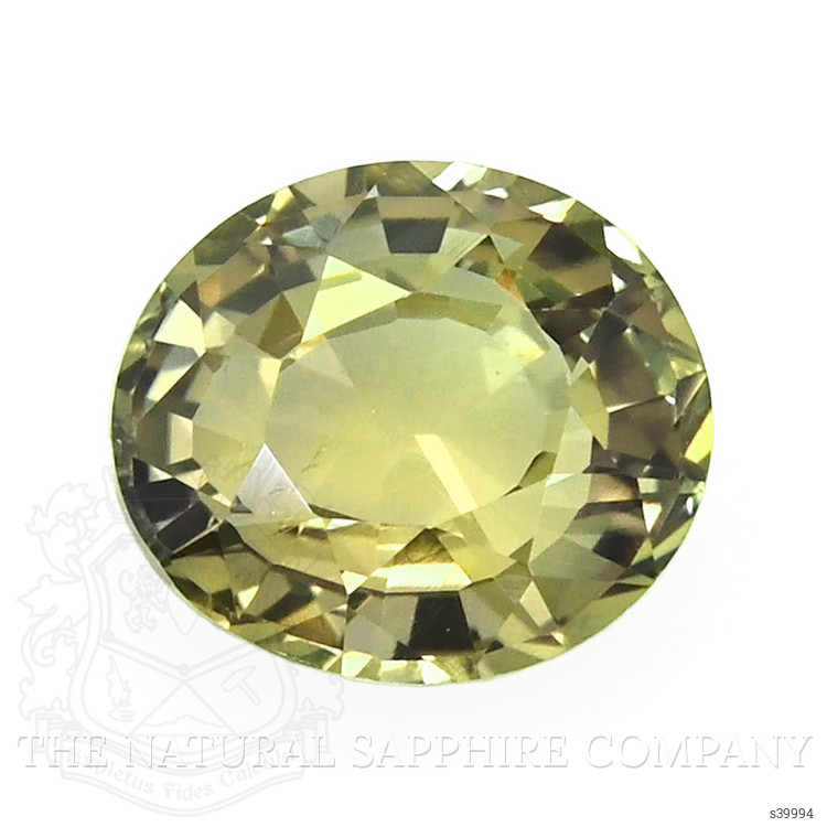 1.17 Ct. Yellowish Green Sapphire from Tanzania
